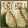 Play Ball II 18 1/2" Square Contemporary Giclee Wall Art