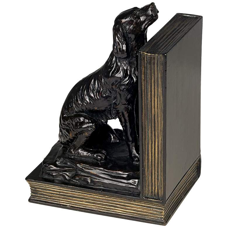 Image 5 Playful Golden Retriever Dogs 8 inch High Bookends Set more views