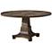 Playlist 58" Wide Brown Eyed Girl Wood Round Dining Table