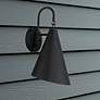 1_Playwright 15 1/2" High Sand Coal Outdoor Wall Light