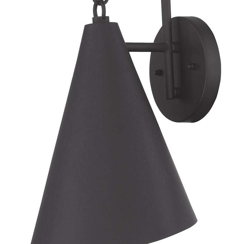 Image 3 Playwright 15 1/2" High Sand Coal Outdoor Wall Light more views