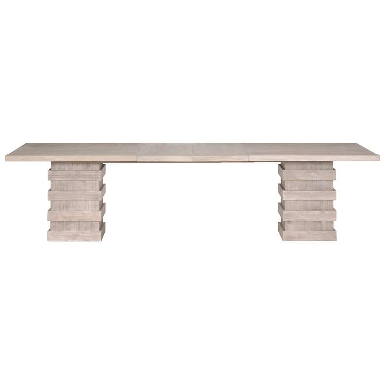 Image 1 Plaza Extension Dining Table, Natural Gray Acacia