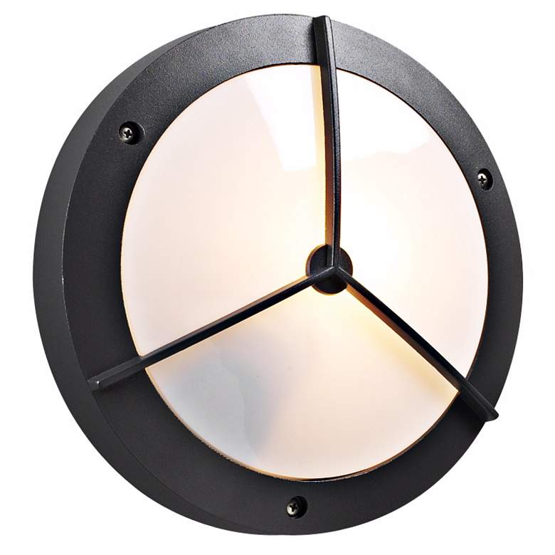 Image 1 PLC Bronze 14 inch Wide Round Ceiling or Wall Outdoor Light