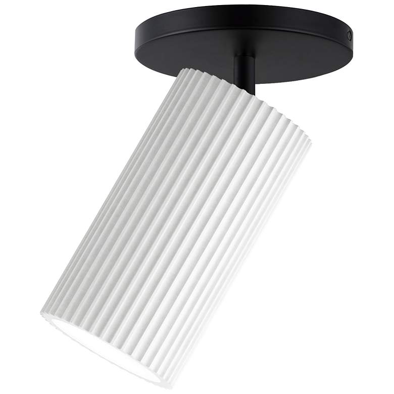 Image 1 Pleat-Wall Sconce White / Black