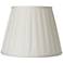 Pleated Oyster Silk Empire Lamp Shade 6x10x8 (Spider)