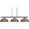 Pleske 56" Wide Leaf and Vine Kitchen Island Light Pendant