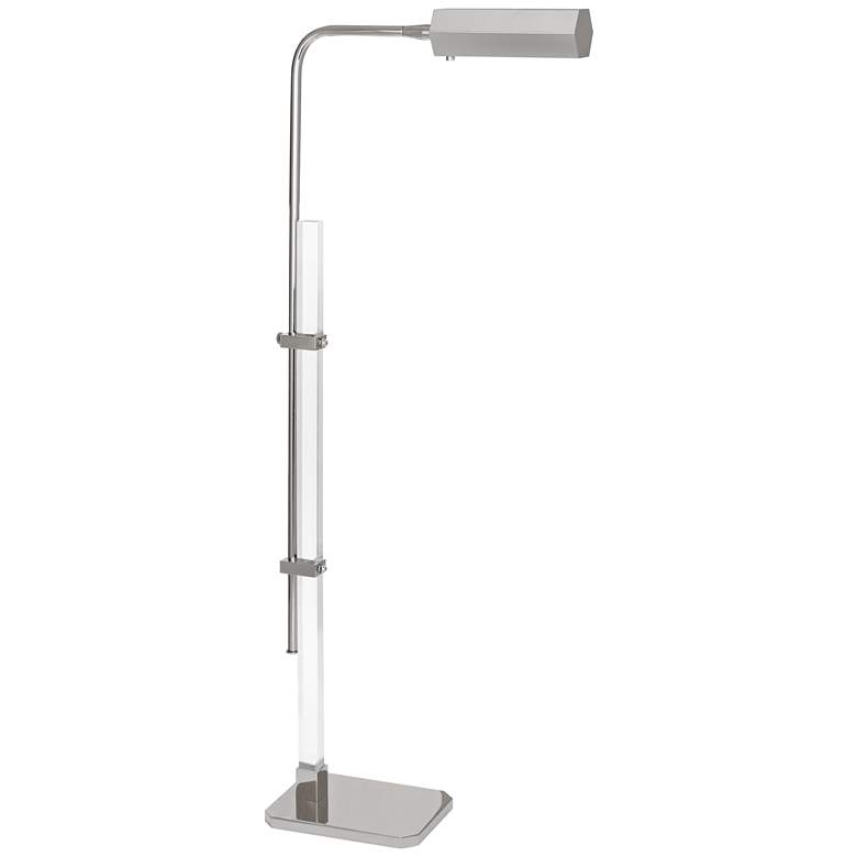 Image 1 Plexus Polished Nickel Adjustable LED Floor Lamp