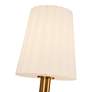 4_Plisse 18" High Aged Gold Wall Sconce more views