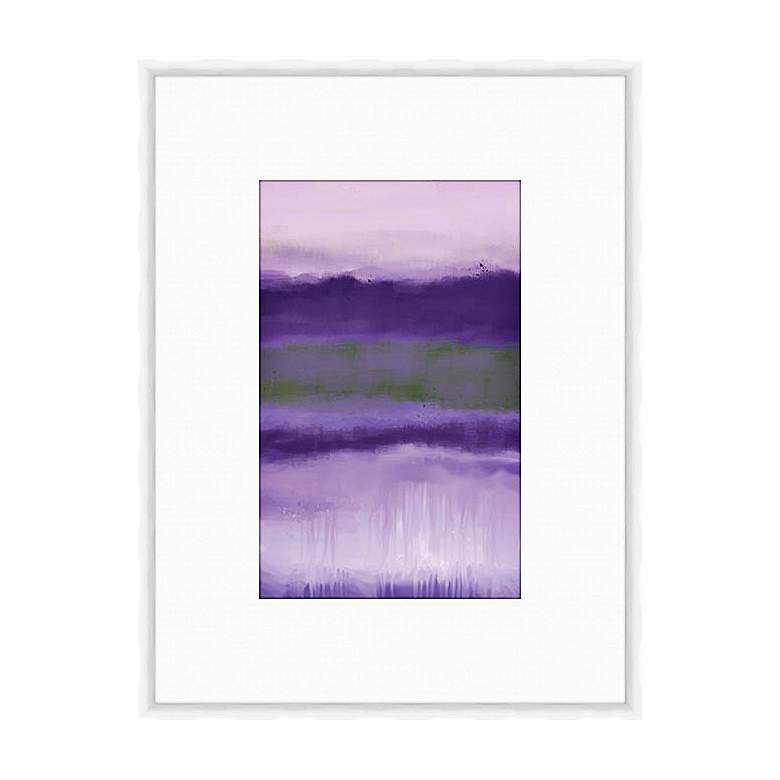 Image 1 Plum Abstract I 25 1/4 inch High Framed Giclee Wall Art