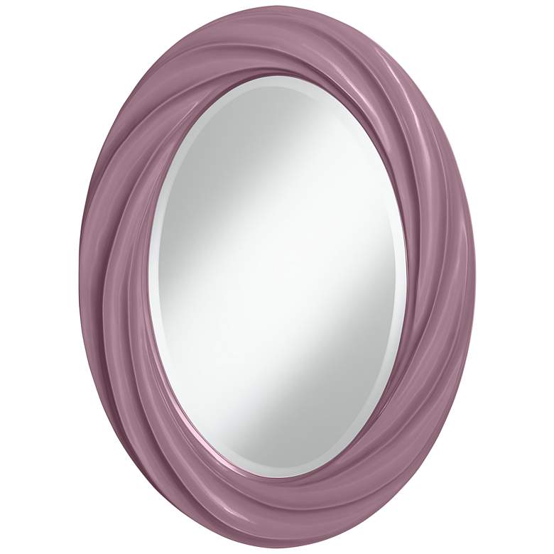 Image 1 Plum Dandy 30" High Oval Twist Wall Mirror