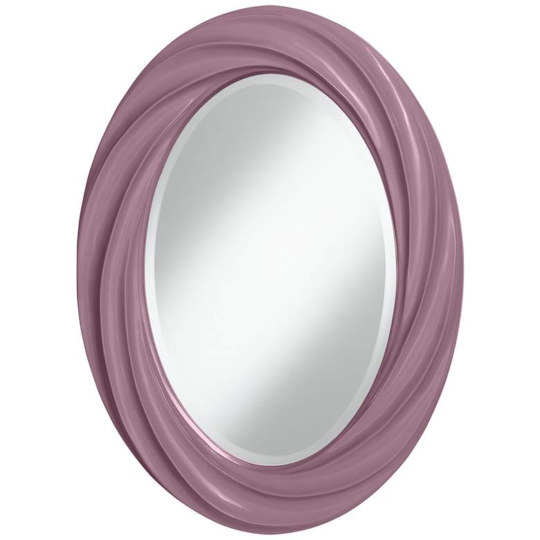 Image 1 Plum Dandy 30 inch High Oval Twist Wall Mirror