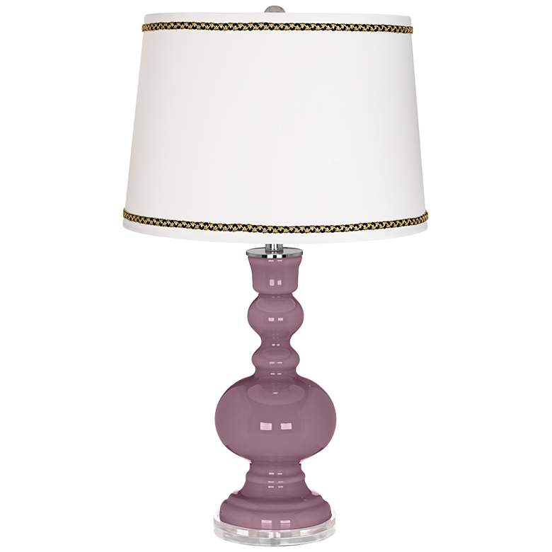 Image 1 Plum Dandy Apothecary Table Lamp with Ric-Rac Trim