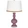 Plum Dandy Apothecary Table Lamp with Serpentine Trim