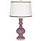 Plum Dandy Apothecary Table Lamp with Twist Scroll Trim