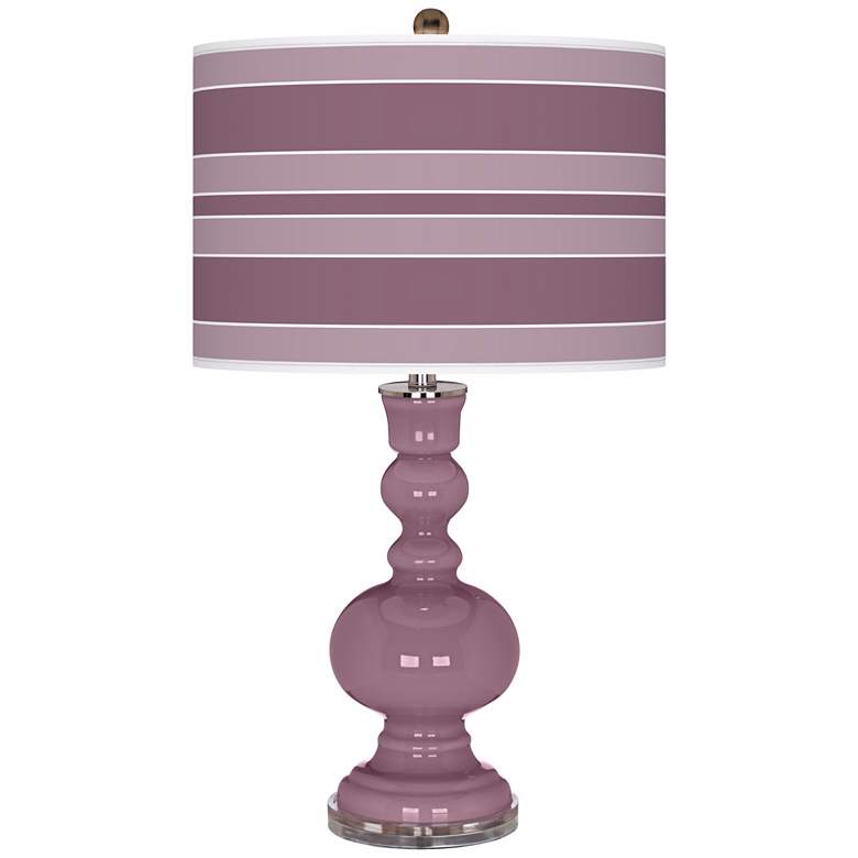 Image 1 Plum Dandy Bold Stripe Apothecary Table Lamp