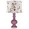 Plum Dandy Cottage Rose Shade Apothecary Table Lamp