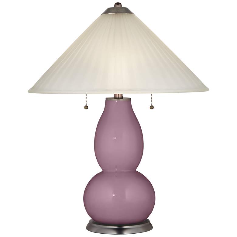 Image 1 Plum Dandy Fulton Table Lamp with Fluted Glass Shade