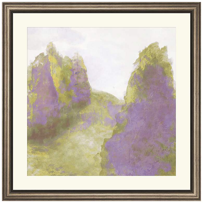 Image 1 Plum Landscape II 26 3/4 inch Square Giclee Wall Art