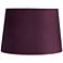 Plum Velvet Hardback Drum Lamp Shade 11x13x9 (Spider)