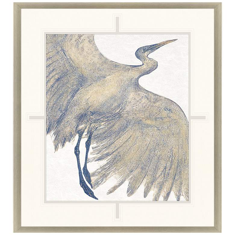 Image 1 Plumage I 39" High Rectangular Giclee Framed Wall Art