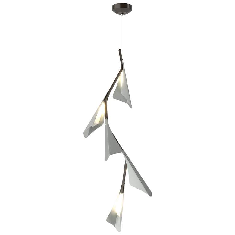 Image 1 Plume 15"W 5-Light and Oil Rubbed Bronze Standard LED Pendant