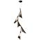 Plume 15"W 5-Light Bronze and Oil Rubbed Bronze Standard LED Pendant