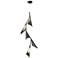 Plume 15"W 5-Light Iron and Oil Rubbed Bronze Standard LED Pendant