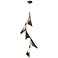 Plume 15"W 5-Light Oil Rubbed Bronze and Bronze Standard LED Pendant