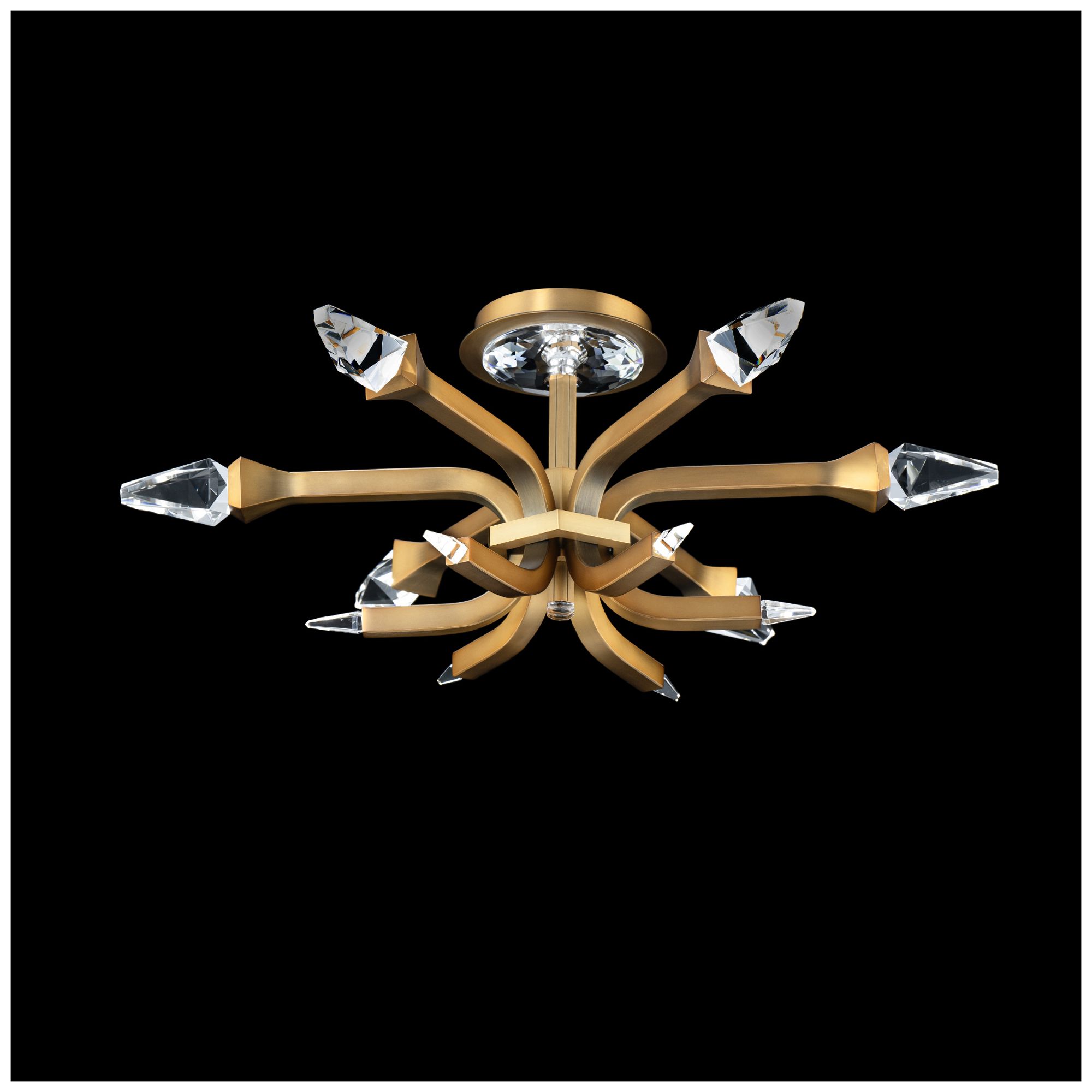 Image 2 Plumeria 6 Light LED Semi-Flush Mount more views