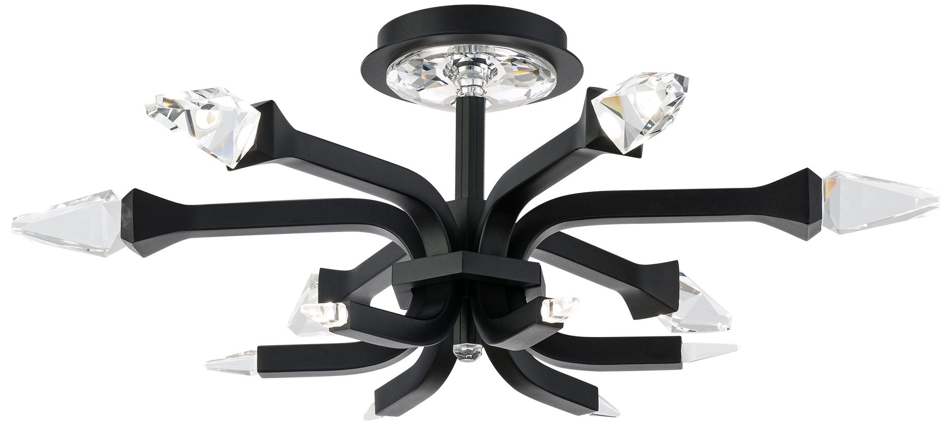 Plumeria 6 Light LED Semi-Flush Mount