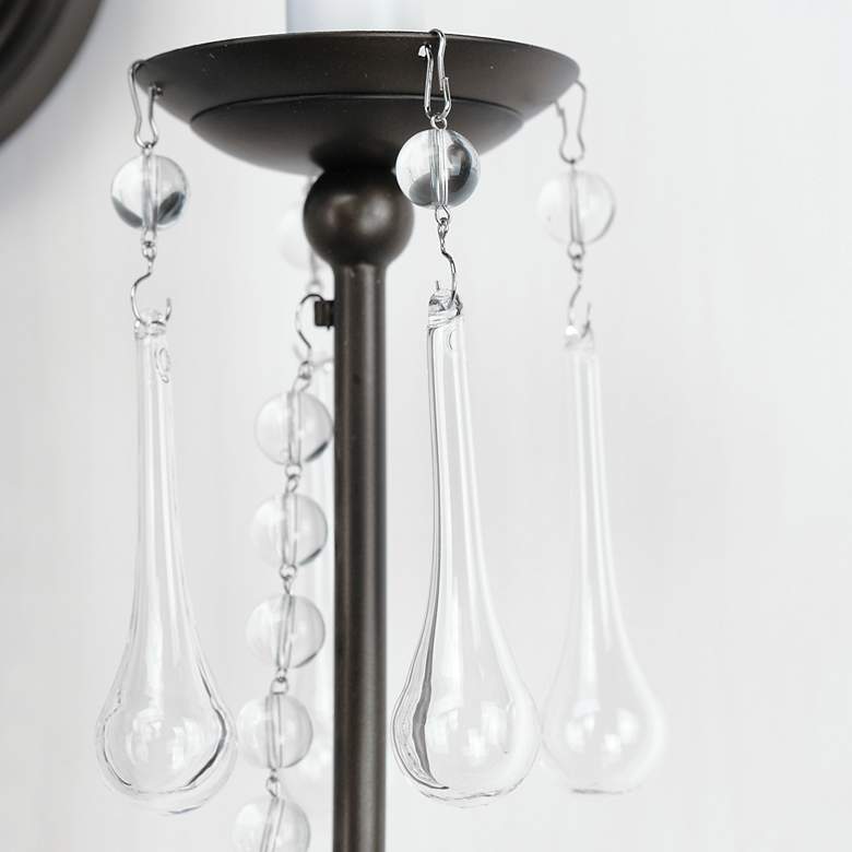 Image 6 Plumette 2-Light Wall Sconce w Crystal more views