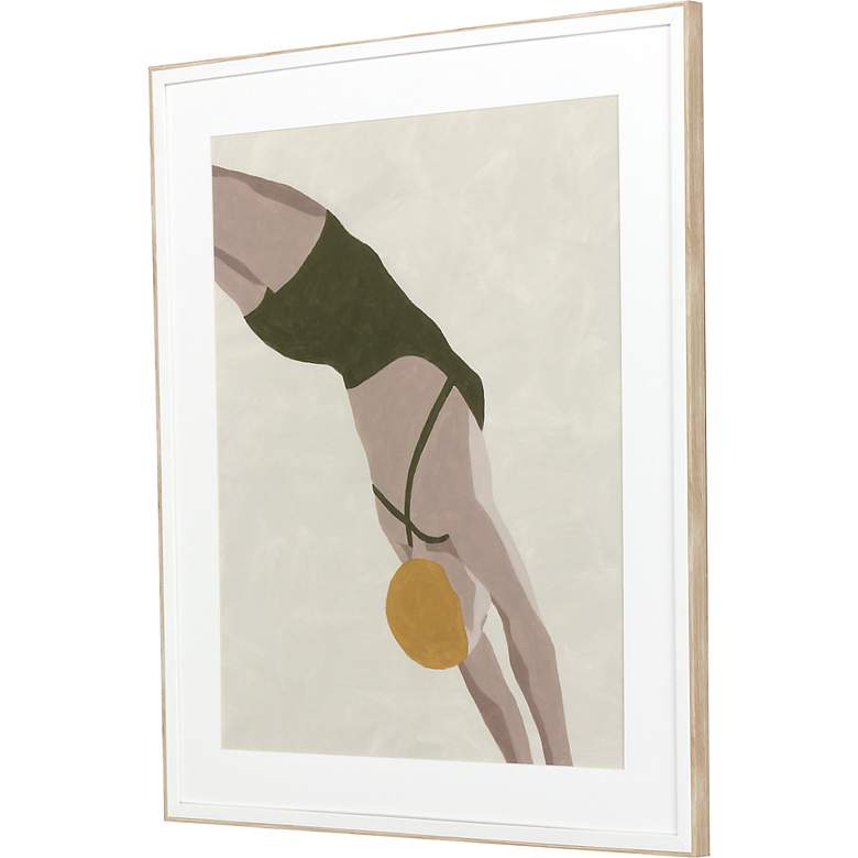 Image 3 Plunge 34" Wide Framed Giclee Wall Art more views