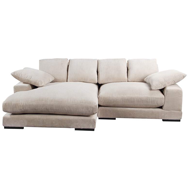 Image 1 Plunge Sectional Cappuccino