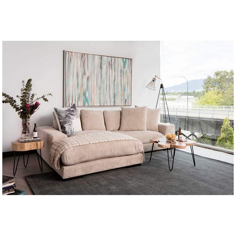 Image 2 Plunge Sectional Cappuccino more views
