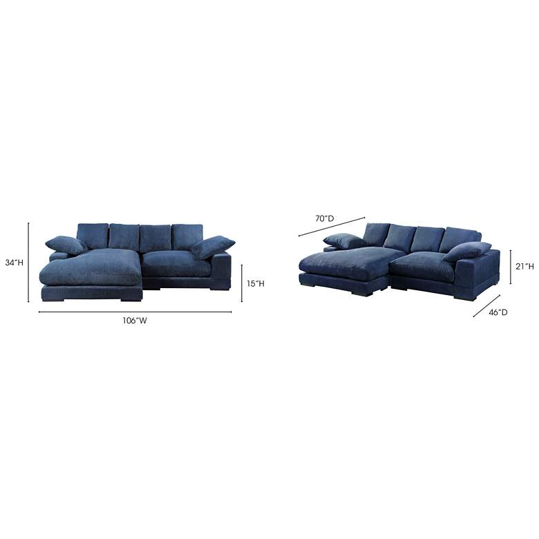 Image 6 Plunge Sectional Navy more views
