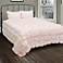 Plush Dreams Pink Ruched Comforter Set