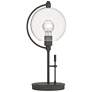 Pluto 19.3" High Natural Iron Table Lamp With Clear Glass Shade