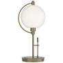 Pluto 19.3" High Soft Gold Table Lamp With Opal Glass Shade