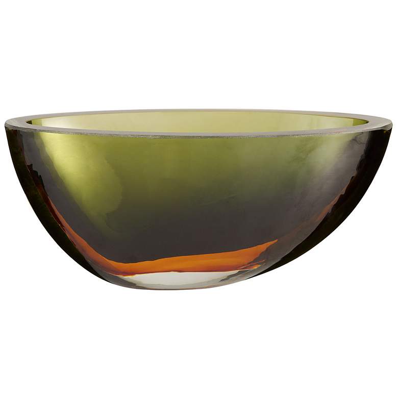 Image 1 Pluto Bowl - Green - Orange - Large