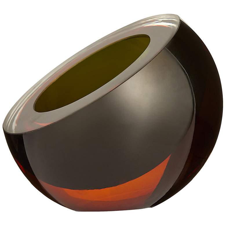 Image 1 Pluto Bowl - Green - Orange - Small