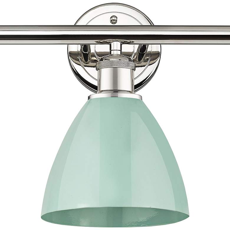 Image 2 Plymouth 25 1/2" Wide Polished Nickel 3-Light Bath Light more views