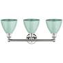 3_Plymouth 25 1/2" Wide Polished Nickel 3-Light Bath Light more views