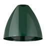 3_Plymouth 9 1/2"H Brushed Satin Nickel and Green Wall Sconce more views