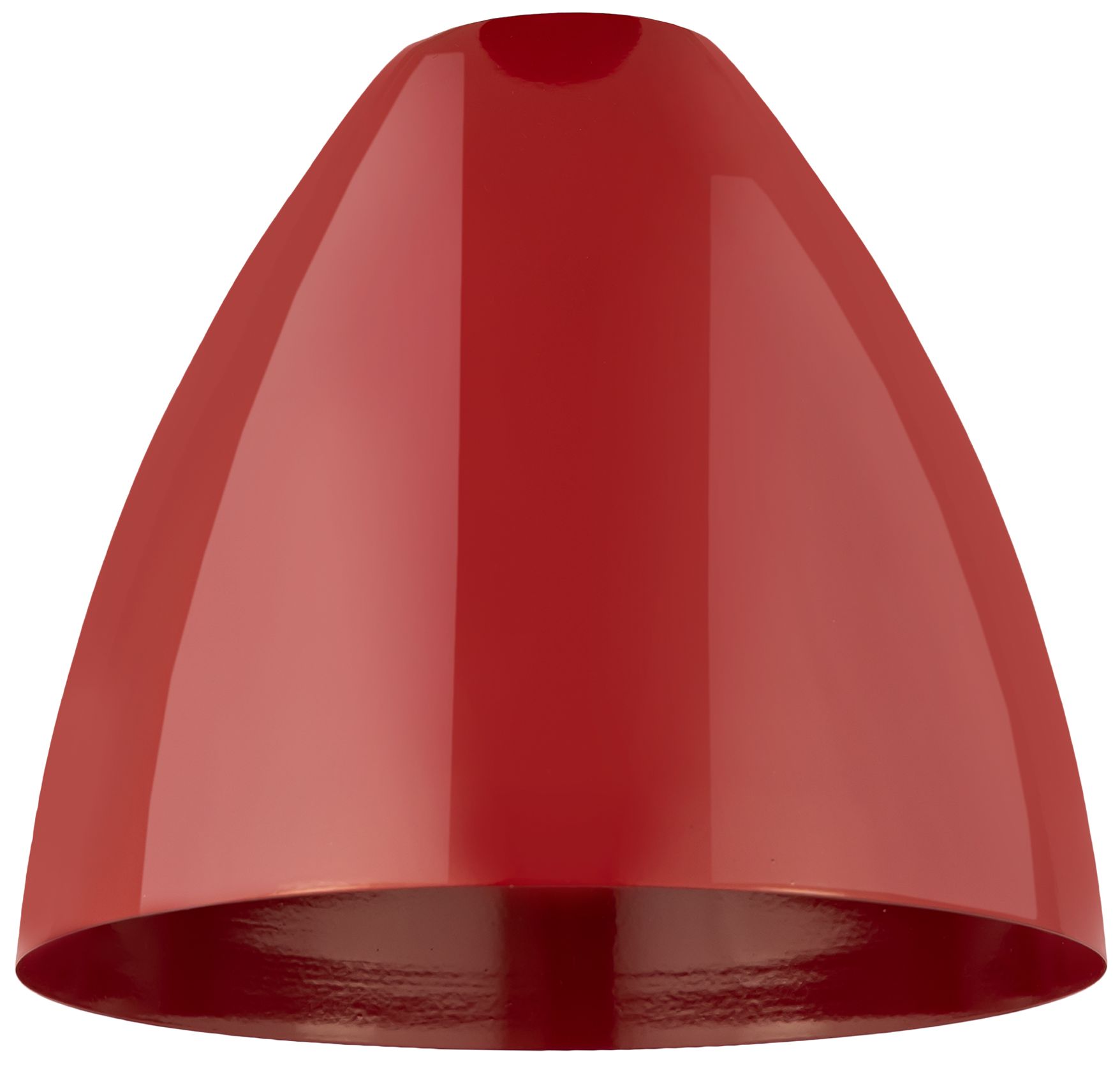 Image 4 Plymouth Dome 17.5"W 2 Light Brushed Nickel Bath Light w/ Red Shade more views