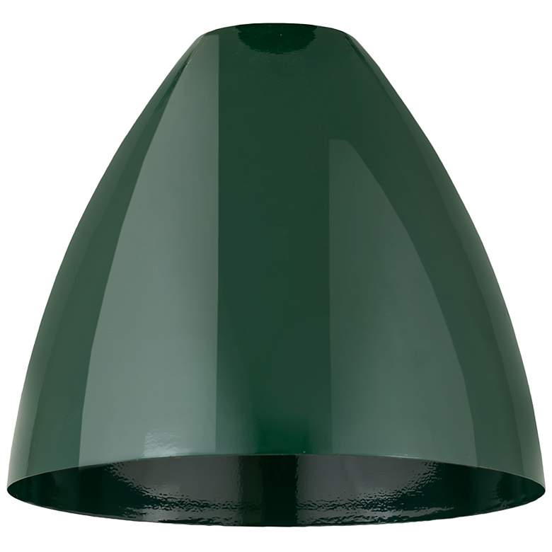 Image 3 Plymouth Dome 36" Wide 3 Light Bronze Island Light w/ Green Shade more views