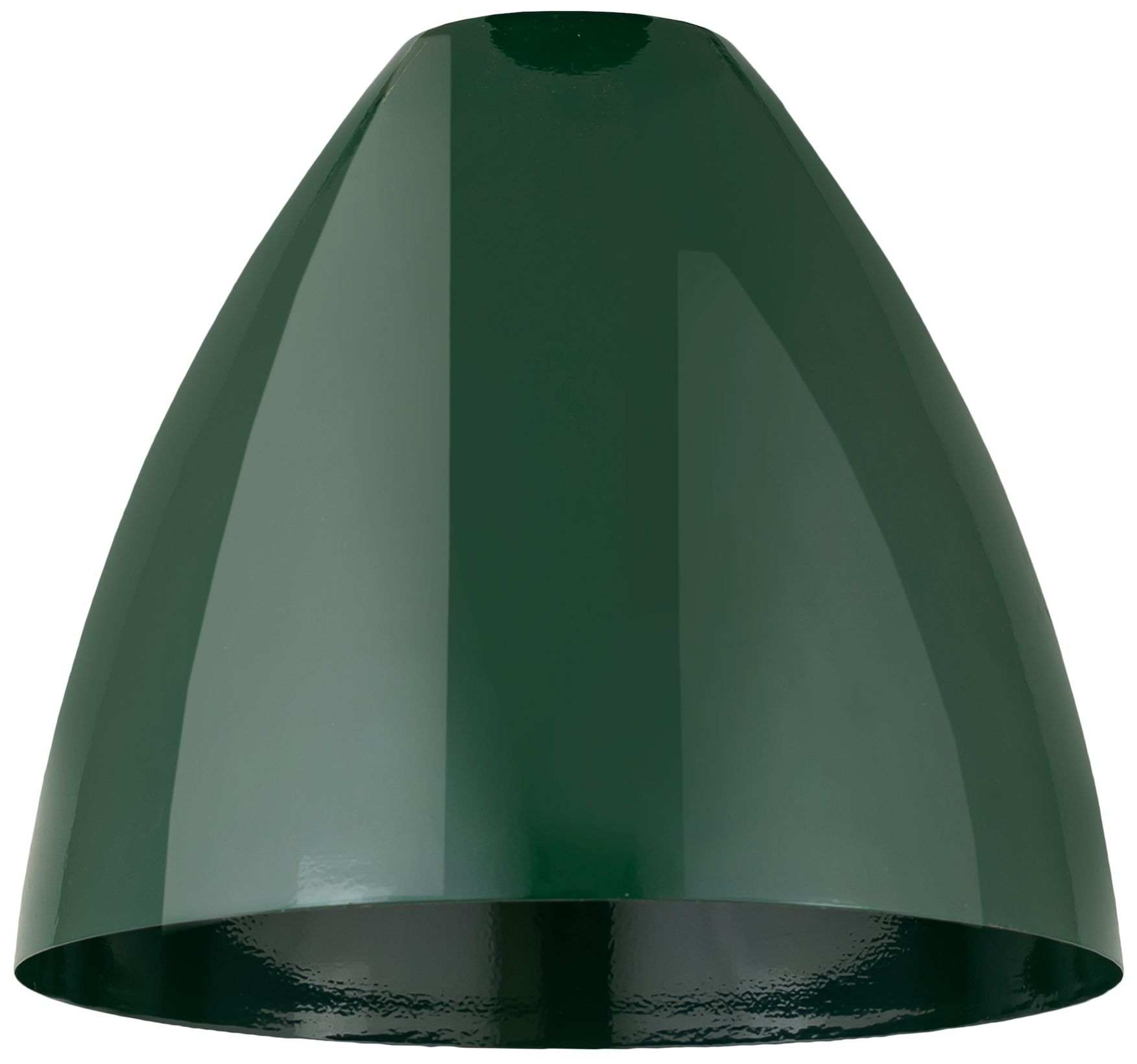 Image 4 Plymouth Dome 7.5" Wide Matte Black Corded Mini Pendant w/ Green Shade more views