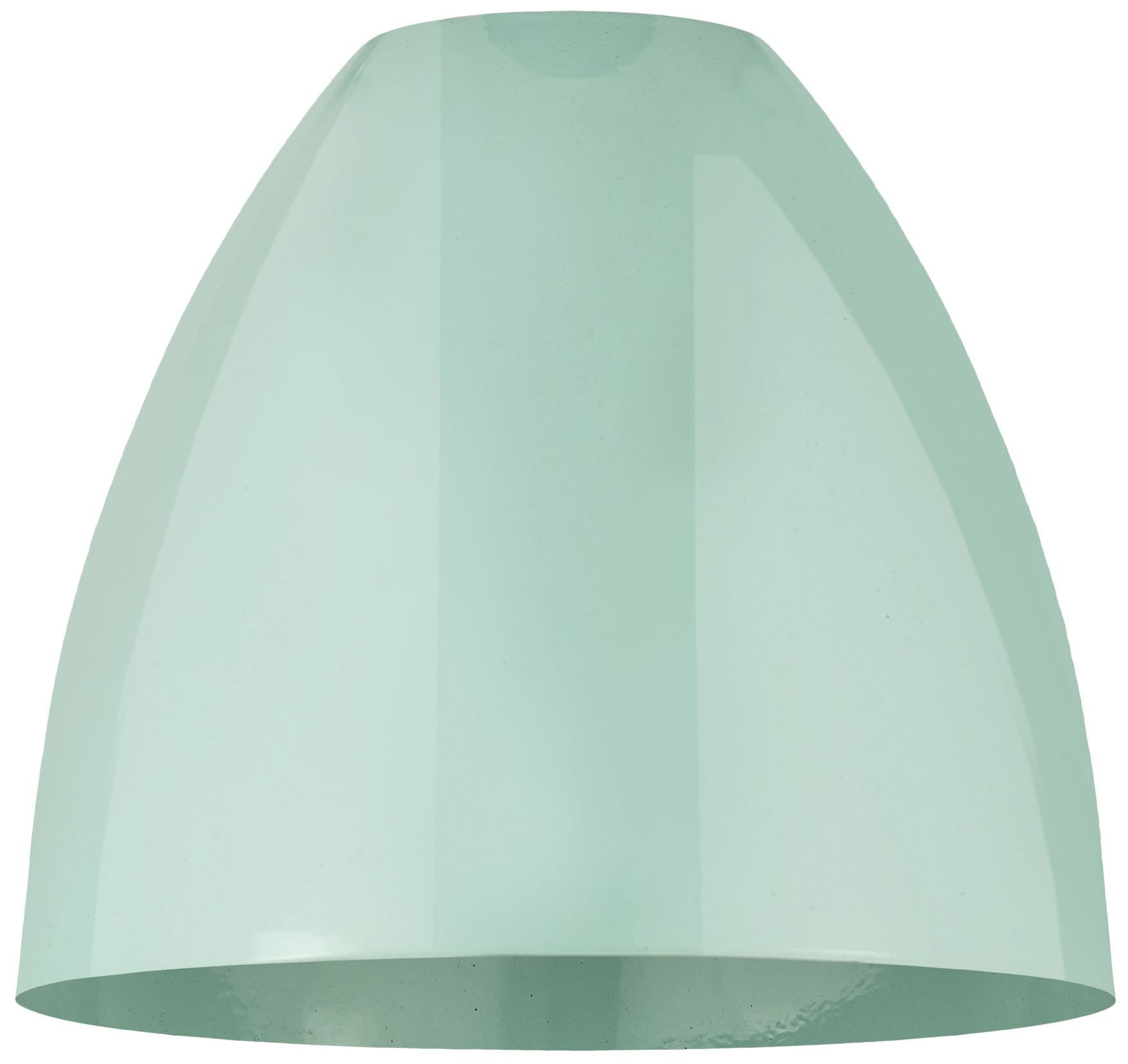 Image 3 Plymouth Dome 9"W Brushed Satin Nickel Corded Mini Pendant w/ Seafoam  more views