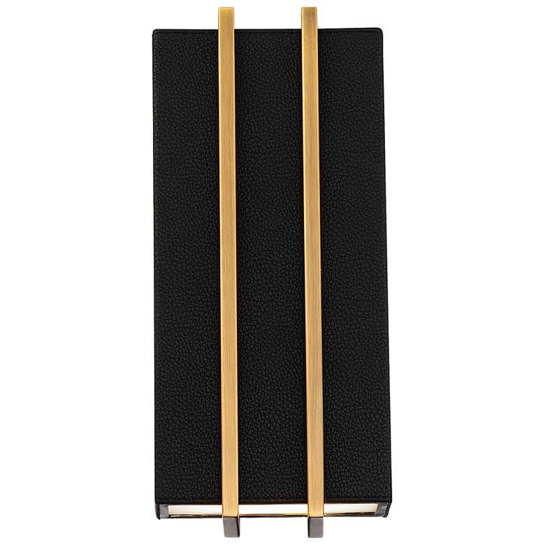 Image 2 Poet 12.38"H x 5.5"W 2-Light Wall Sconce in Black more views