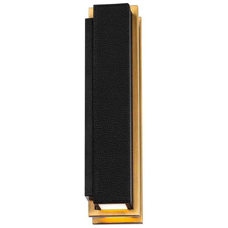 Image 3 Poet 12.38"H x 5.5"W 2-Light Wall Sconce in Black more views