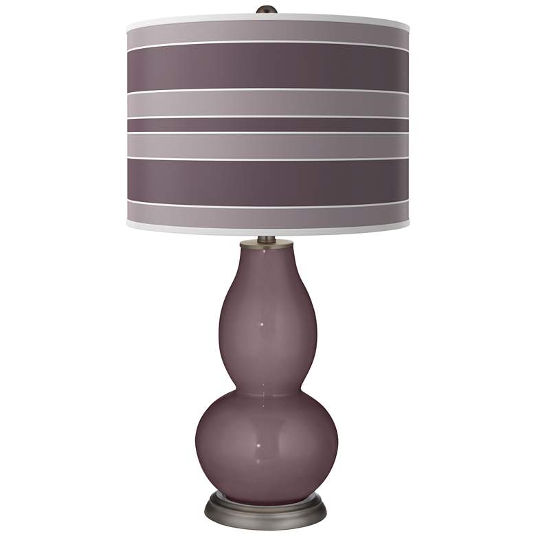Image 1 Poetry Plum Bold Stripe Double Gourd Table Lamp